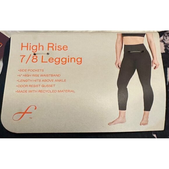 Women's Freely Brand High-Waisted Performance Above Ankle Leggings Size XS - Picture 3 of 14